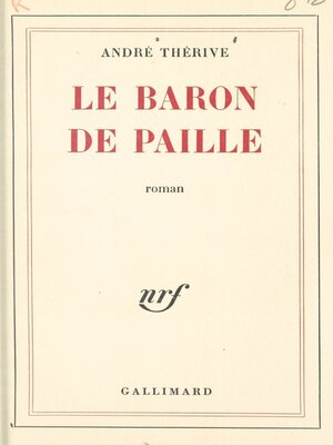 cover image of Le baron de paille